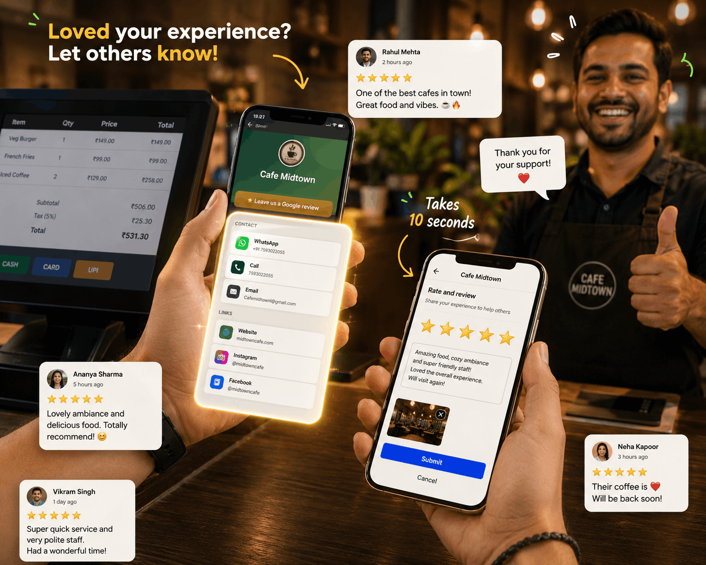 QeNFC digital portfolio page preview